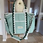 Light green tote cooler bag vacation beach bag Photo 1