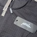 Poools Polka Dot 3/4 Sleeve Scoop Neck Top 38 NWT Black Photo 9