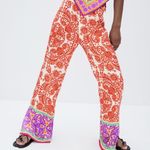 ZARA NWT Printed Pajama Style Pants Size Small Photo 1