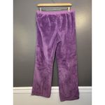 Nautica Pants Womens Small Purple Plush Fleece Lounge Sleep Drawstring Cozy Photo 3