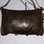 Rebecca Minkoff  MOSS GREEN LEATHER CROSSBODY BAG POCKET OUTSIDE WITH ZIP CLOSURE Photo 6