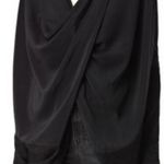 ALLSAINTS Itat Shrug Sweater Cardigan Merino Wool Silk Black Size Small *Flawed Photo 0