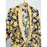 Free People Wild Nights Floral Blue Yellow Duster Kimono NWT size Medium Photo 7