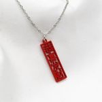 Chinese Pendant Necklace Silver Photo 2