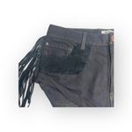 One Teaspoon VHTF: ☻︎ OOAK Vintage Western Suede Fringe Bandits Shorts ☻︎ Black Photo 7