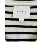 Sundays Striped V-Neck Elastic Waist Romper Jumpsuit Size Large Photo 3