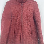 Cole Haan COUNTRY THERMAL INSULATION BURGUNDY QUILTED COAT JACKET SIZE L Photo 0