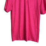Nike  dri fit ladies bright pink with speckles athletic polo shirt size small Photo 2