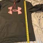 Under Armour  Semi-Fitted Green Pink Camo Pullover Hoodie Sweatshirt - Women's Md Photo 4