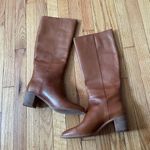Madewell NWOT Leather The Carlotta Tall Boot English Saddle Riding Western autumn fall Pullover Heeled Photo 4