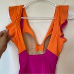Summersalt The Ruffle Backflip Colorblock One Piece Swimsuit Pink Orange Sz 2 Photo 11