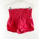 Free People Movement The Way Home Shorts Red Medium Photo 2