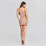 Retrofête RETROFETE Dimi Dress In Brown Zebra Photo 7