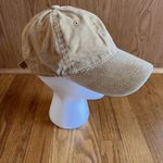 Gigi Pip Hat Cap Adult Tan Beige Adjustable Leather Strap Lined Casual‎ Corduroy Photo 5