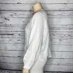 Cynthia Rowley NWT Size XL White 100% Linen Button Down Shirt Top Photo 1