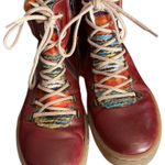 Rieker Felicitas Women's Boots Leather Fur Lined Lace Photo 0