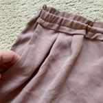 Lulus Lulu’s Jest Mauve Paper Bag High Waist Shorts Drawstring Pockets High Rise Large Photo 2