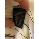 Worthington Womens 3/4 Sleeve Textured striped Pleat VNeck Top PL Photo 7