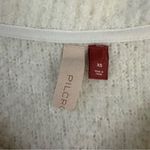 Anthropologie Pilcro Ivory Off White Oversized Chunky Knit Vneck Sweater XS Photo 6