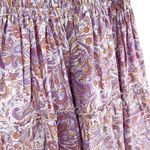 Lusana Rosa Mini Dress in Crystal Purple Paisley Size Small Sundress Australian Photo 1