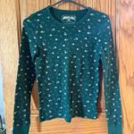 American Eagle  Green Henley Sweater Photo 0