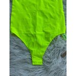 SKIMS Essential One Shoulder Bodysuit Green Highlighter Size L/XL Photo 5