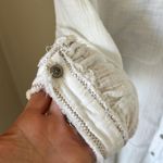 We The Free  gauzy white slouchy oversized shirt Photo 5