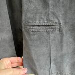 Margaret Godfrey Women's Vintage Grey 100% Leather Suede Jacket Size 12 Gray Photo 3