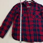 Skies Are Blue  Red and Blue Plaid Shirt Photo 3