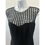 Pamela Roland Black Sweetheart Sequin Net Neckline Sexy Body Dress Sz: 4 (b35) Photo 1