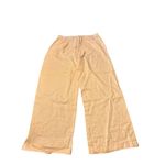 Vince Camuto  Women's Peach Linen Tie Front Wide Leg Pants Size 1X Pockets Photo 2