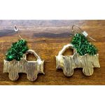 Handmade Trip to Christmas Tree Farm Earrings Jewelry Home for Holidays… Photo 11