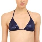 L'Agent by Agent Provocateur Sevilla Bikini Top Glitter Metallic Navy Small NWT Photo 1