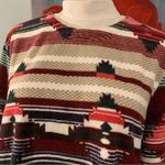 Blair  Womens Vintage Fair Isle Aztec Turtleneck Fleece Top Shirt Multicolor M Photo 1