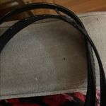 Victoria's Secret  Black Tote with Red Floral Design Photo 5
