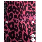 Ed Hardy  love kills slowly PINK LEOPARD print hoodie size XL Photo 2