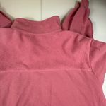 Ivory Ella  Pink Fleece Quarter Zip Pullover Women's Large Cozy Athleisure Photo 8