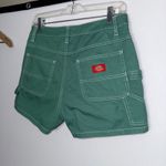 Dickies Green  High Waisted Shorts 100% Cotton Mom Denim Jean Shorts waist 26 / 3 Photo 3