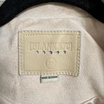 BLANK NYC White Sand Suede Leather Moto Cropped Jacket Used Medium Photo 2