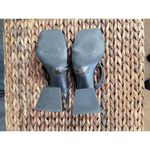 Abound  Austyn Women's 9.5 M Black Leather Slip-On Block Heel Strappy Sandals Photo 4