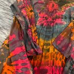 Kathmandu Imports Vibrant Tie-Dye Open Cardigan One size fits S-L By Kathmandu  Photo 1
