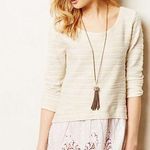 Anthropologie  East Falls Pullover Sweater w/ Lace Photo 0