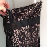 Venus  Sexy Lacy Strapless Dress Stretchy Black/Tan/Beige Size Small Photo 6