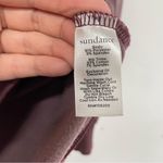 Sundance Velour Pink Rose Hoodie Sweater Womens M Casual Fall Lounge Oversized Photo 6