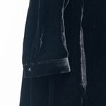 Eileen Fisher  Petite Silk Blend Velvet Crew Neck Dress Photo 4