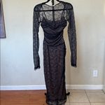 House Of CB  'Gaia' Black Lace Corset Midi Dress NWOT size S Photo 7