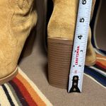 wetkiss Cowboy Boots for Women Knee High Chunky Heel Size 10 Tan Photo 9