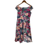 Hell Bunny  Lotus Fit & Flare Midi Dress Size Medium Photo 2