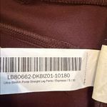 Quince NWT Ultra-Stretch Ponte Straight Leg Pants in Espresso Brown Sz S Photo 8