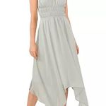 1. State  Triangle Handkerchief-Hem Midi Dress Photo 0